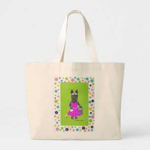 GRAND TOTE BAG POLKA DOT SCOT