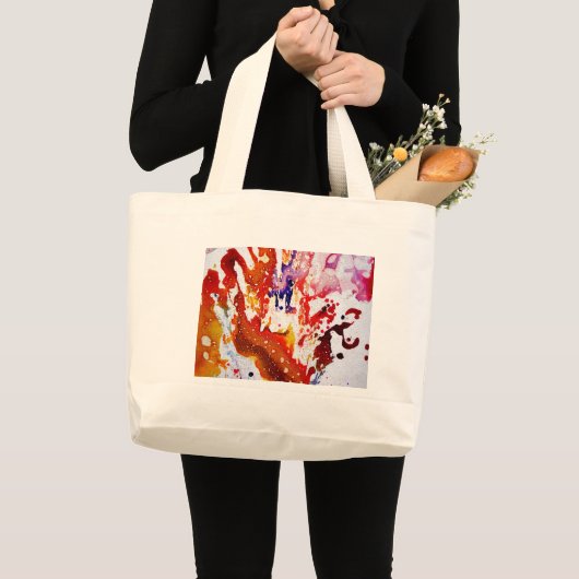 Grand Tote Bag Polychromoptique #1A by Michael Moffa (Devant (produit))