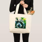 Grand Tote Bag Polychromoptique #2C par Michael Moffa (Devant (produit))