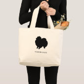 Grand Tote Bag Pomeranian (Devant (produit))