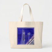 Grand Tote Bag Pont Blue Jiefang (Devant)