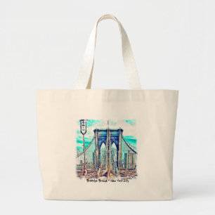 Grand Tote Bag Pont de Brooklyn