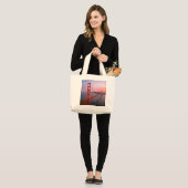 Grand Tote Bag Pont d'or (Devant (modèle))