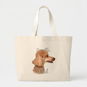 Grand Tote Bag Poodle (abricot) Papa 2