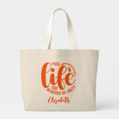 Grand Tote Bag Pool Life Orange (Dos)