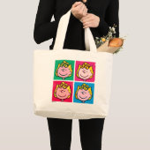 Grand Tote Bag Pop Art Sally | Mod pour vous Motif (Devant (produit))