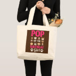 Grand Tote Bag Pop Of The Birthday Girl Dog Paw Bday Party<br><div class="desc">Pop Of The Birthday Girl Dog Paw Bday Party Celebration Gift. Perfect gift for your dad,  mom,  papa,  men,  women,  friend and family members on Thanksgiving Day,  Christmas Day,  Mothers Day,  Fathers Day,  4th of July,  1776 Independent day,  Veterans Day,  Halloween Day,  Patrick's Day</div>