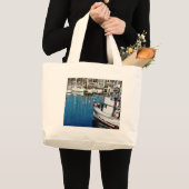 Grand Tote Bag Port de point de pilier (Devant (produit))