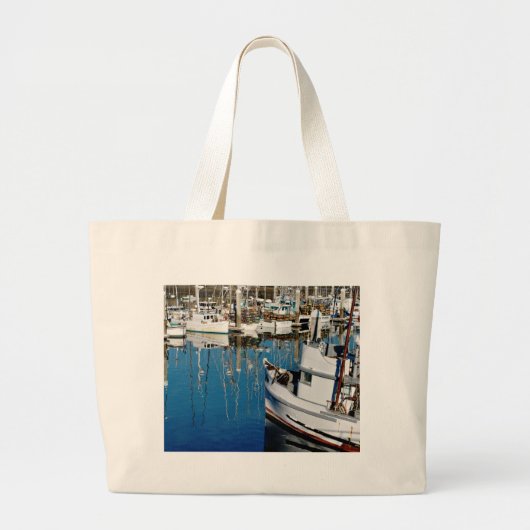 Grand Tote Bag Port de point de pilier (Devant)