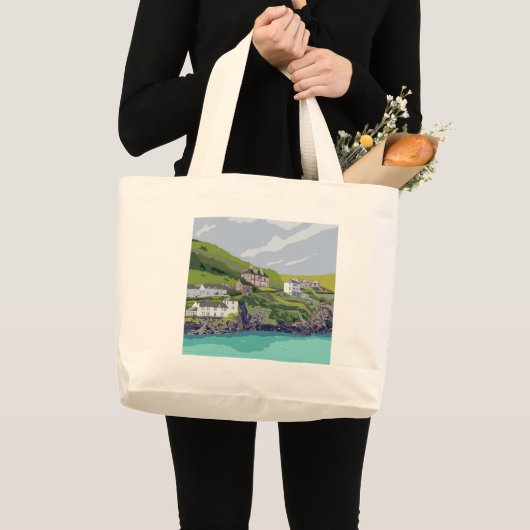 Grand Tote Bag Port Isaac - Port Wen (Devant (produit))