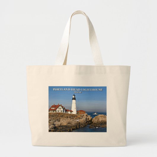 Grand Tote Bag Portland Head Lighthouse, Maine (Devant)