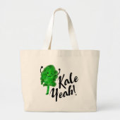 Grand Tote Bag Positif Kale Pun - Kale Yeah! (Devant)