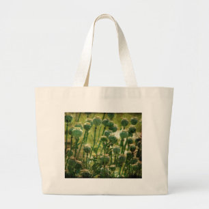 Grand Tote Bag Pots de graines de fleurs de pavot
