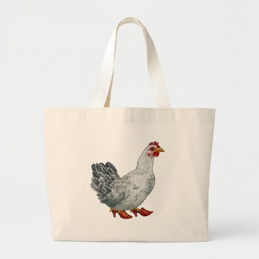 Grand Tote Bag Poulet Fourre-tout (Devant)