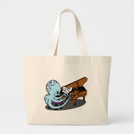 Grand Tote Bag poulpe (Devant)