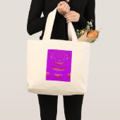 Grand Tote Bag Pour drôle, je me manque de toi (Devant (produit))