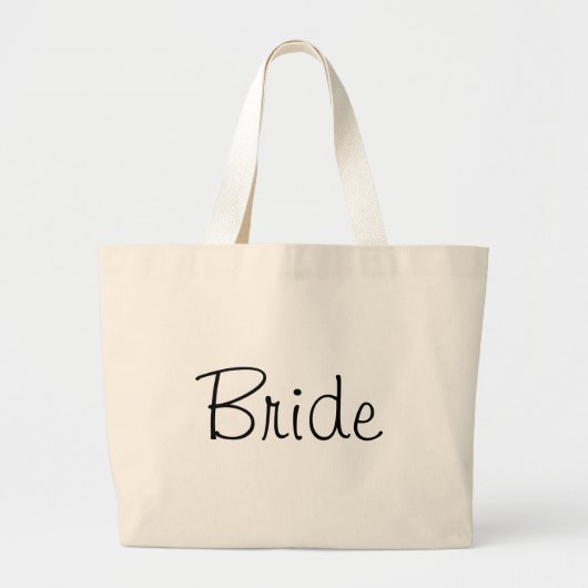 Grand Tote Bag Pour la mariée (Devant)
