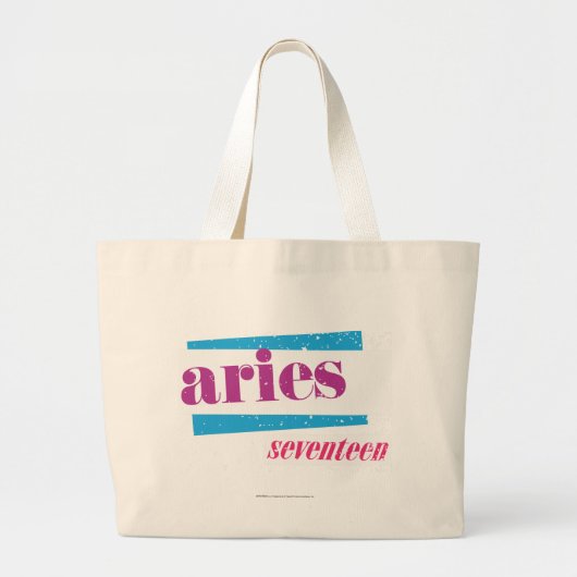 Grand Tote Bag Pourpre de Bélier (Devant)