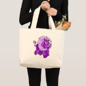 Grand Tote Bag Pourpre de Tonu (Devant (produit))