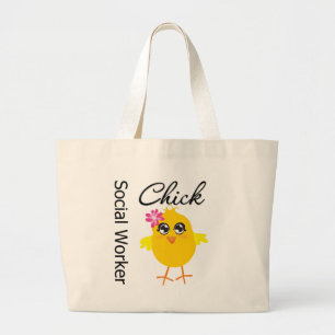 Grand Tote Bag Poussin d'assistant social