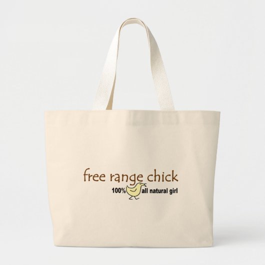 Grand Tote Bag Poussin libre 2 de gamme (Devant)