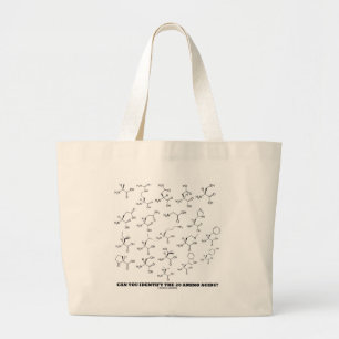 Grand Tote Bag Pouvez-vous identifier les 20 acides aminés ?