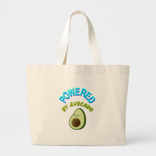 Grand Tote Bag Powered by Avocado (Devant)