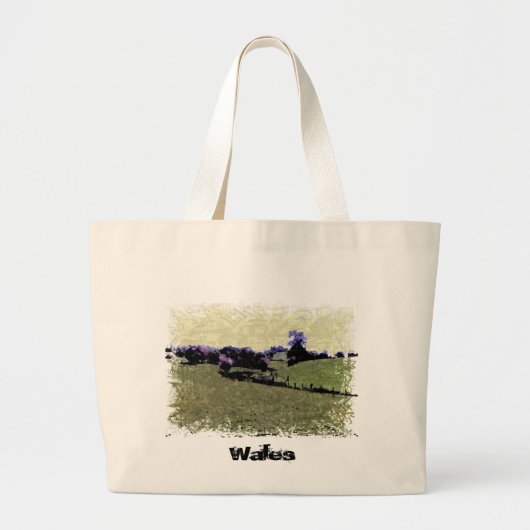 Grand Tote Bag Powys Doodle (Devant)