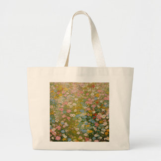 Grand Tote Bag Prairie de fleurs sauvages colorées 2