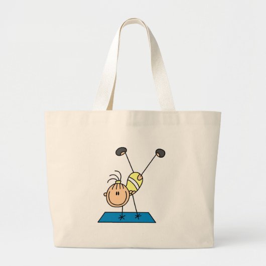 Grand Tote Bag Pratique en matière de gymnaste (Devant)