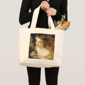 Grand Tote Bag Prenez le juste visage de la femme (Devant (produit))
