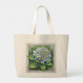 Grand Tote Bag Pretty Blue Bloom (Dos)