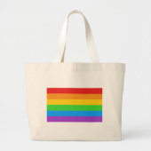 Grand Tote Bag PrideMega : Jumbo Rainbow Pride (Devant)