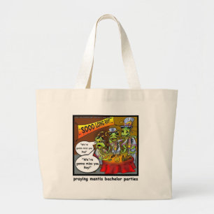 Grand Tote Bag Priez Mantis Batchelor Party Drôle Drôle Cadeaux &