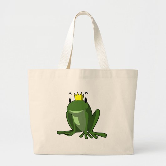 Grand Tote Bag Prince de grenouille (Devant)