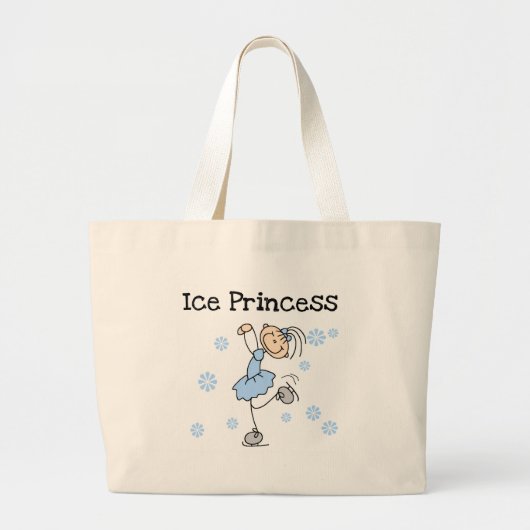 GRAND TOTE BAG PRINCESSE DE PATINAGE DE GLACE (Devant)