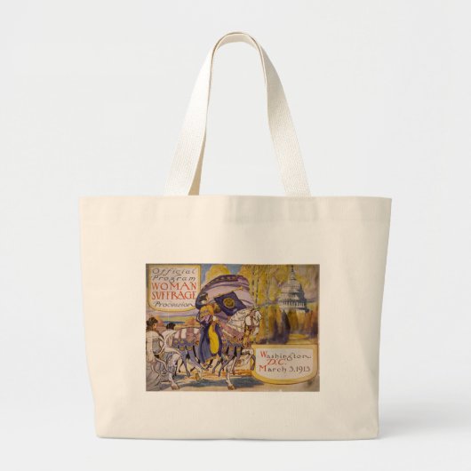Grand Tote Bag Procession du suffrage 1913 (Devant)