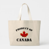 Grand Tote Bag Produit du Canada (Dos)