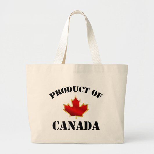 Grand Tote Bag Produit du Canada (Devant)