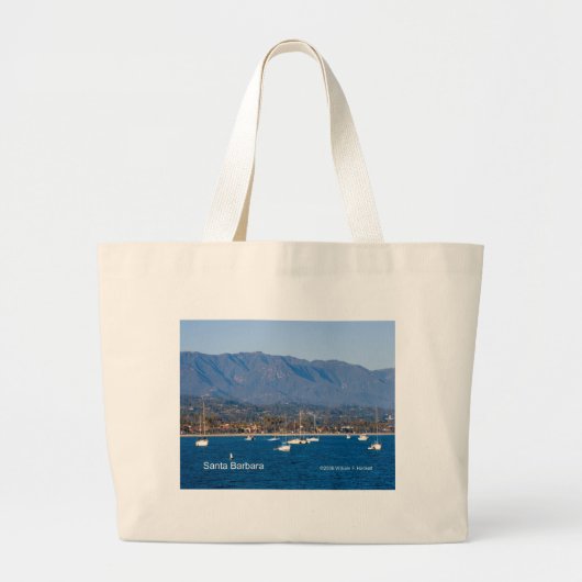 Grand Tote Bag Produits de voiliers de Santa Barbara, la (Devant)