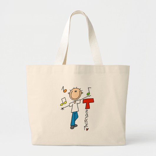 Grand Tote Bag Professeur de musique (Devant)