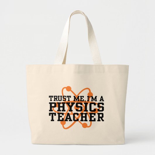 Grand Tote Bag Professeur de physique (Devant)