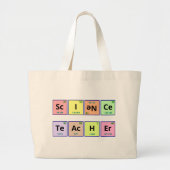 Grand Tote Bag Professeur de Sciences (Devant)
