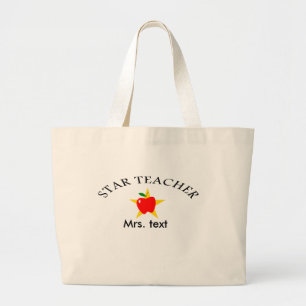 Grand Tote Bag professeur d'étoile