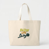 Grand Tote Bag Profitez de la vie (Devant)