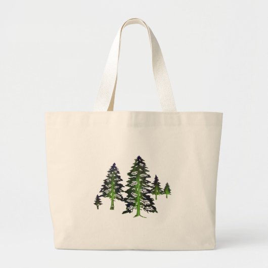 GRAND TOTE BAG PROFONDÉMENT LA FORÊT (Devant)
