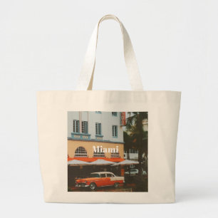 Grand Tote Bag Promenade océanique de Miami Souvenir de voyage