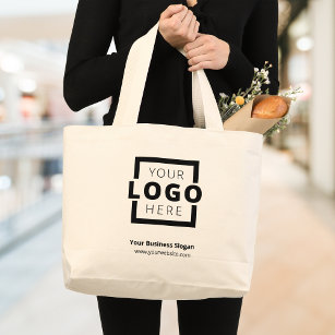 Grand Tote Bag Promotions personnalisées avec logo de l'entrepris