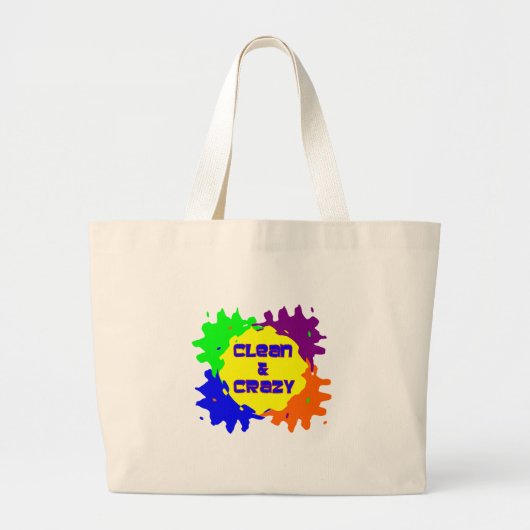 Grand Tote Bag Propre et fou (Devant)
