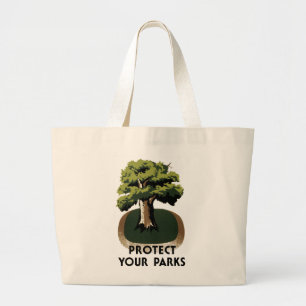 Grand Tote Bag Protégez vos parcs